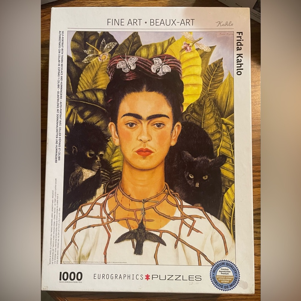 EuroGraphics FINE ART “Frida Kahlo” - 1000 Piece Puzzle